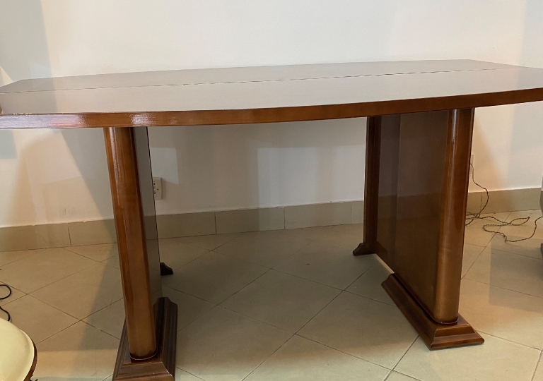 Table console vernie palissandre